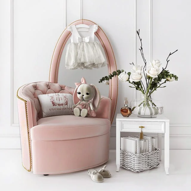 Furniture and decor for children's design